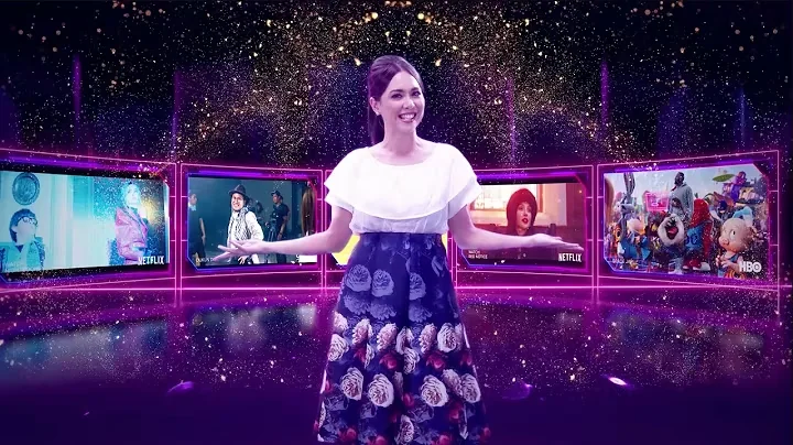 Frame from an Astro commercial
